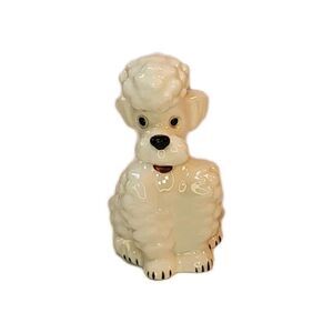 Vintage GOEBEL Poodle Figurine made in W. Germany 2.4" W And 3.5" tall